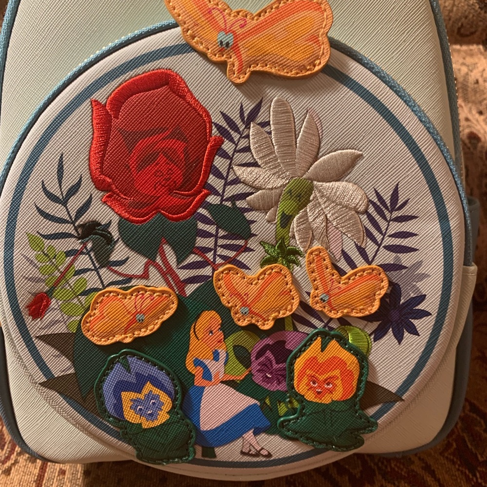 SOLD NWT Disney Alice in Wonderland Backpack. Reg $74.90 - Picture 2 of 8